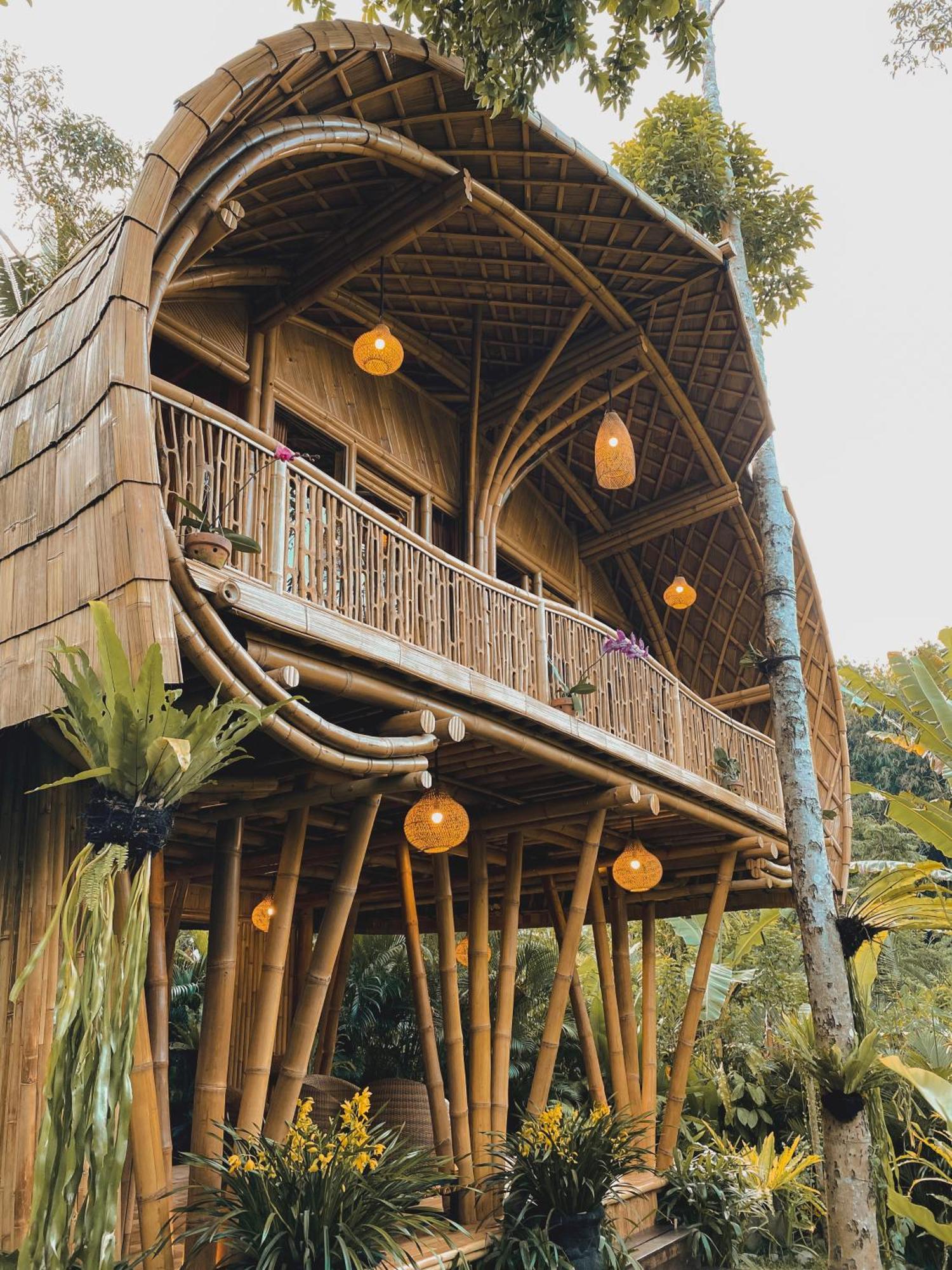 Alamvaya Bali Bamboo House Sidemen (Bali) Exterior foto