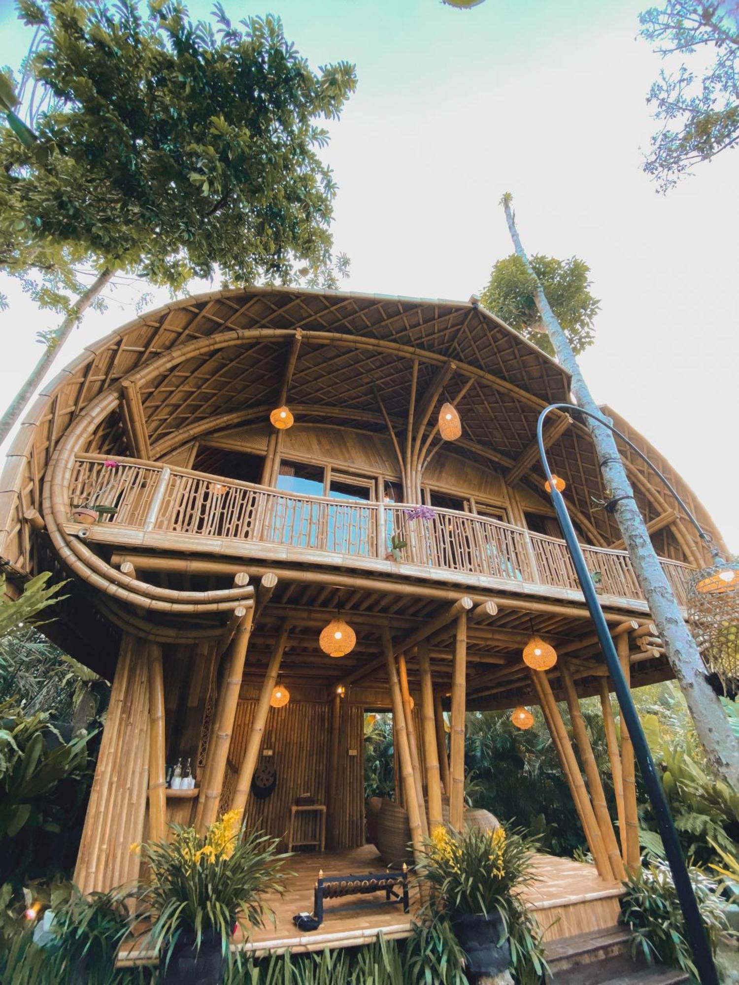Alamvaya Bali Bamboo House Sidemen (Bali) Exterior foto