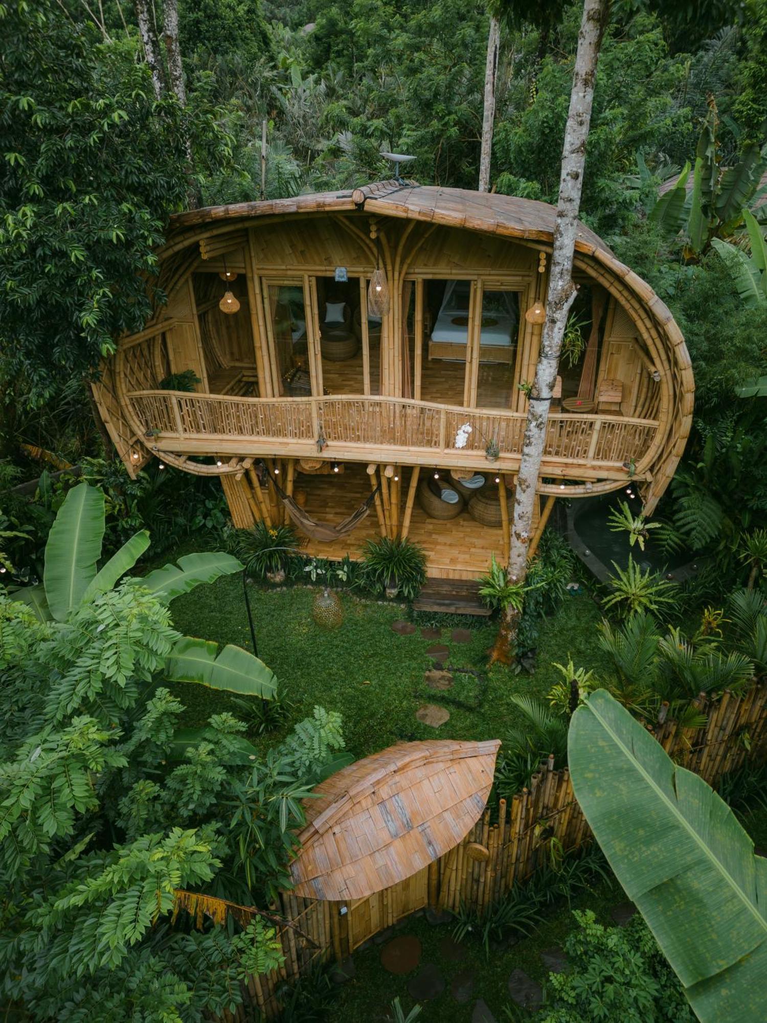 Alamvaya Bali Bamboo House Sidemen (Bali) Exterior foto