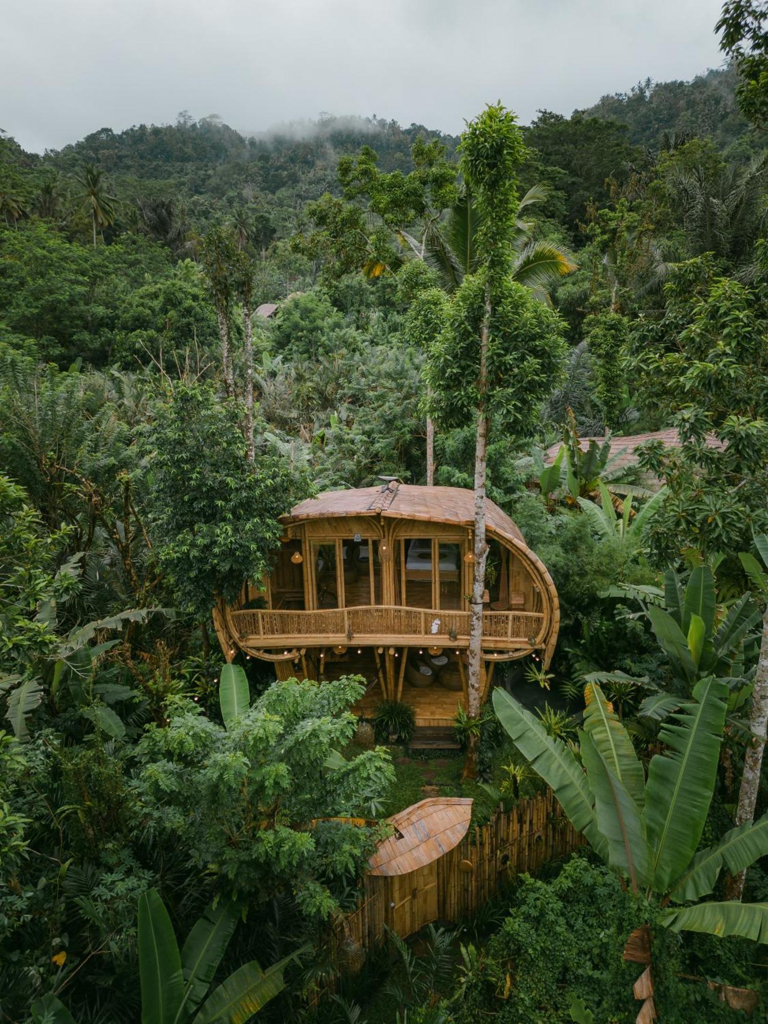 Alamvaya Bali Bamboo House Sidemen (Bali) Exterior foto