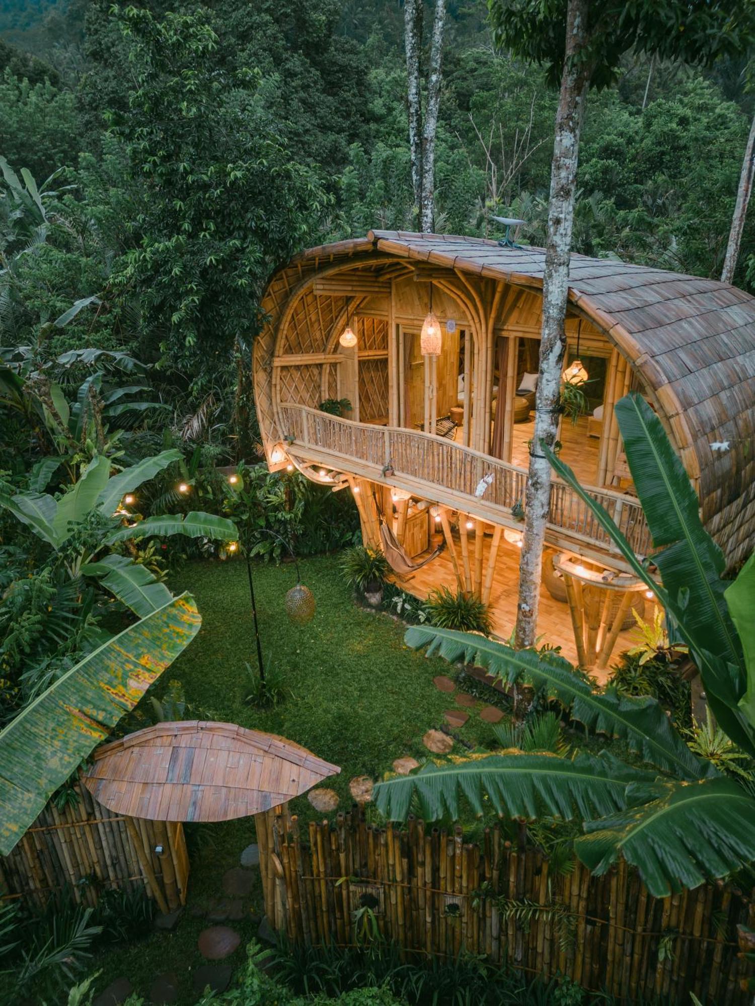 Alamvaya Bali Bamboo House Sidemen (Bali) Exterior foto