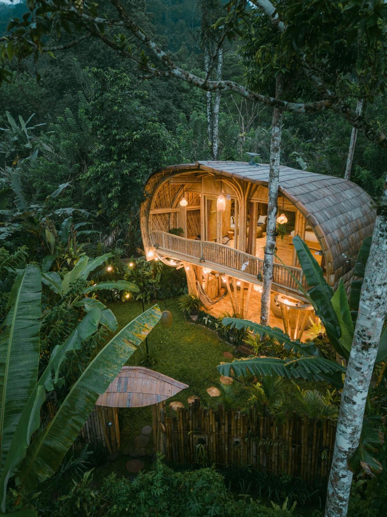 Alamvaya Bali Bamboo House Sidemen (Bali) Exterior foto