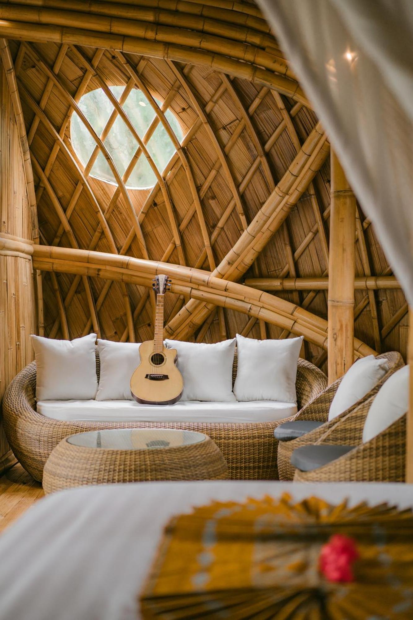 Alamvaya Bali Bamboo House Sidemen (Bali) Exterior foto