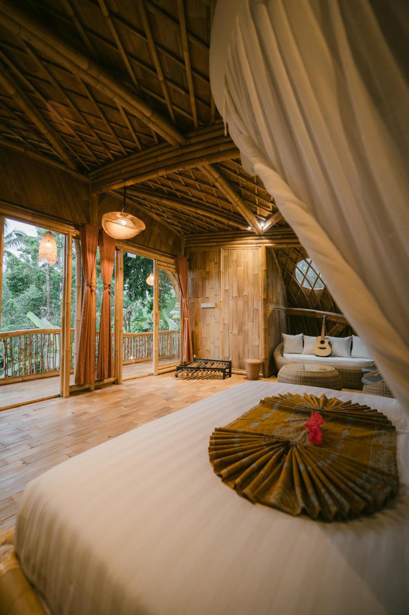Alamvaya Bali Bamboo House Sidemen (Bali) Exterior foto