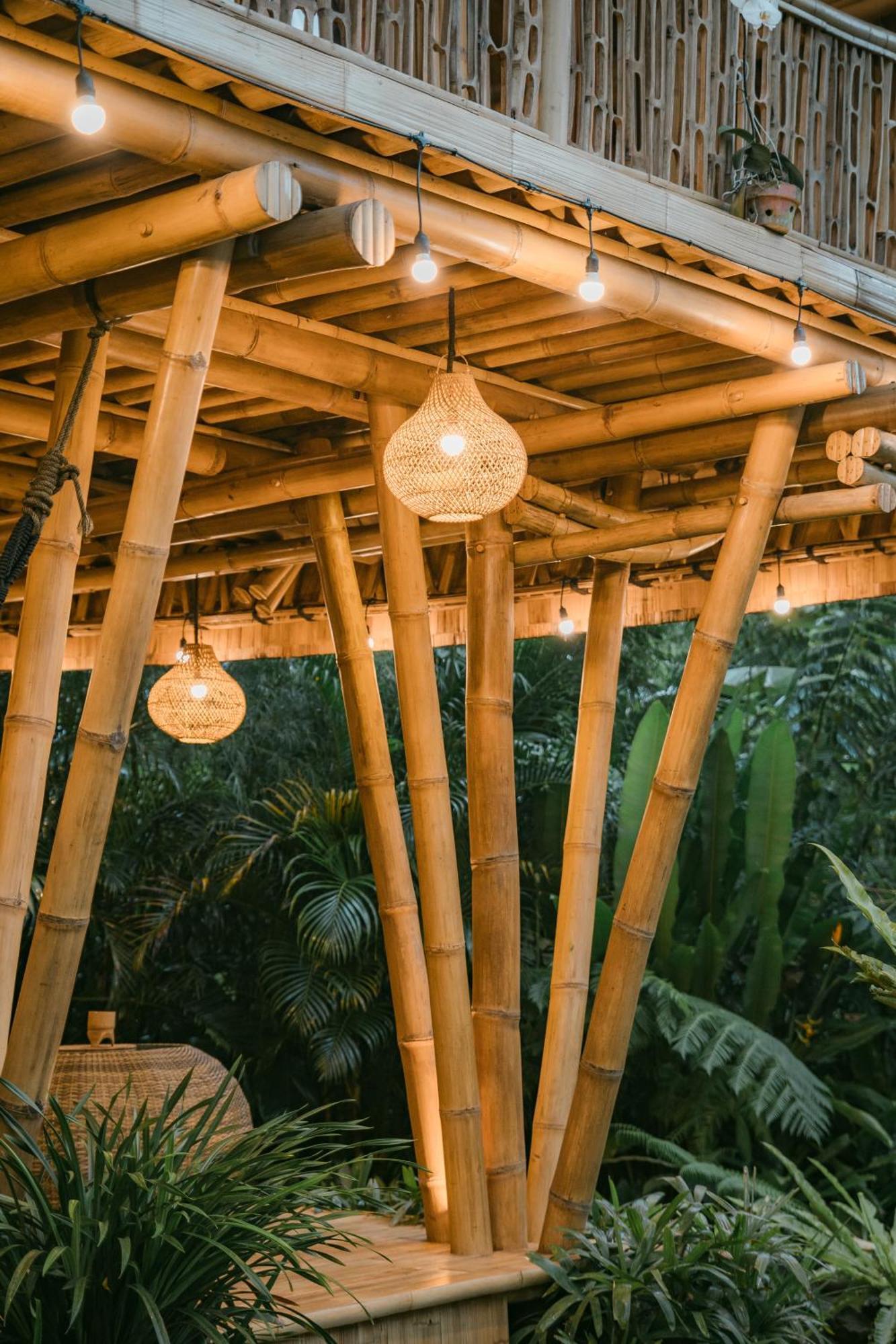 Alamvaya Bali Bamboo House Sidemen (Bali) Exterior foto