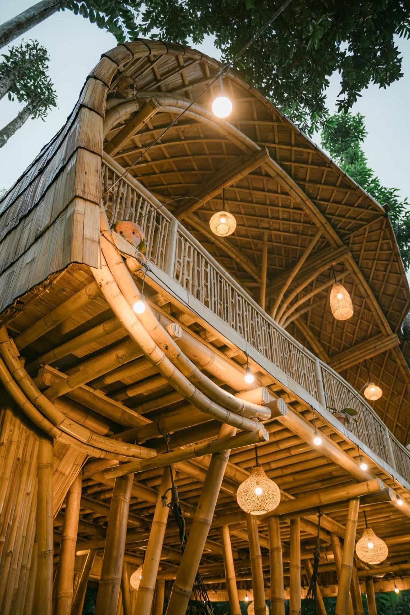 Alamvaya Bali Bamboo House Sidemen (Bali) Exterior foto