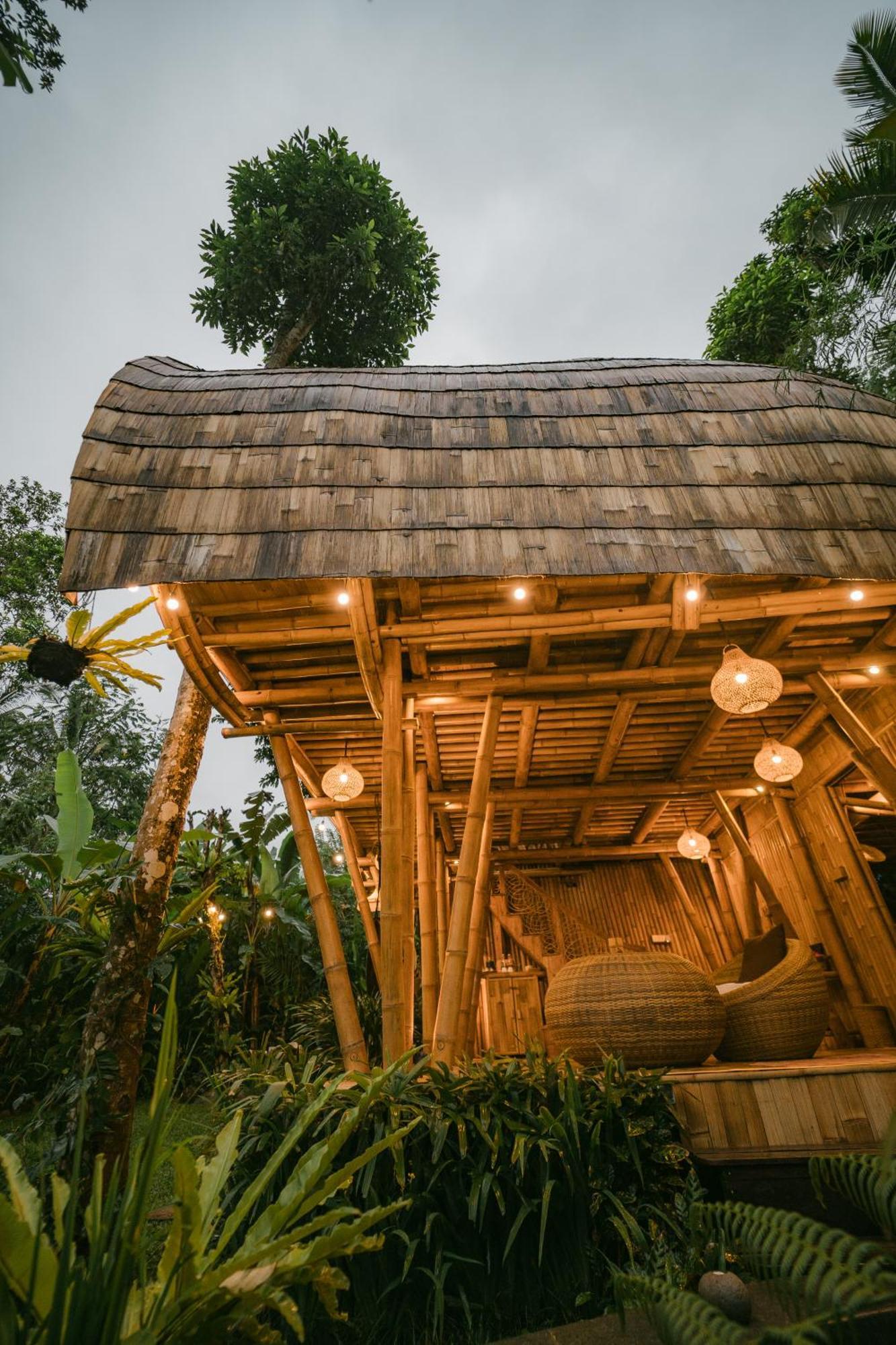 Alamvaya Bali Bamboo House Sidemen (Bali) Exterior foto