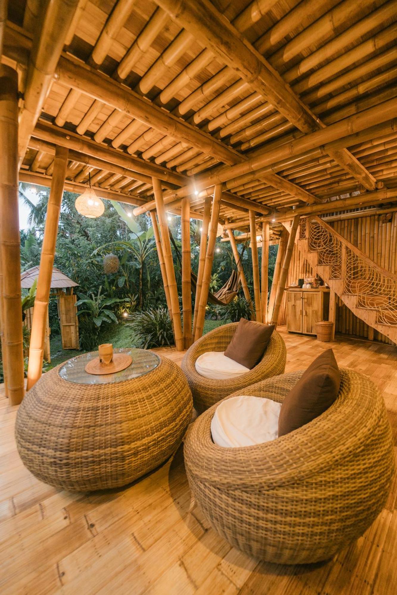 Alamvaya Bali Bamboo House Sidemen (Bali) Exterior foto