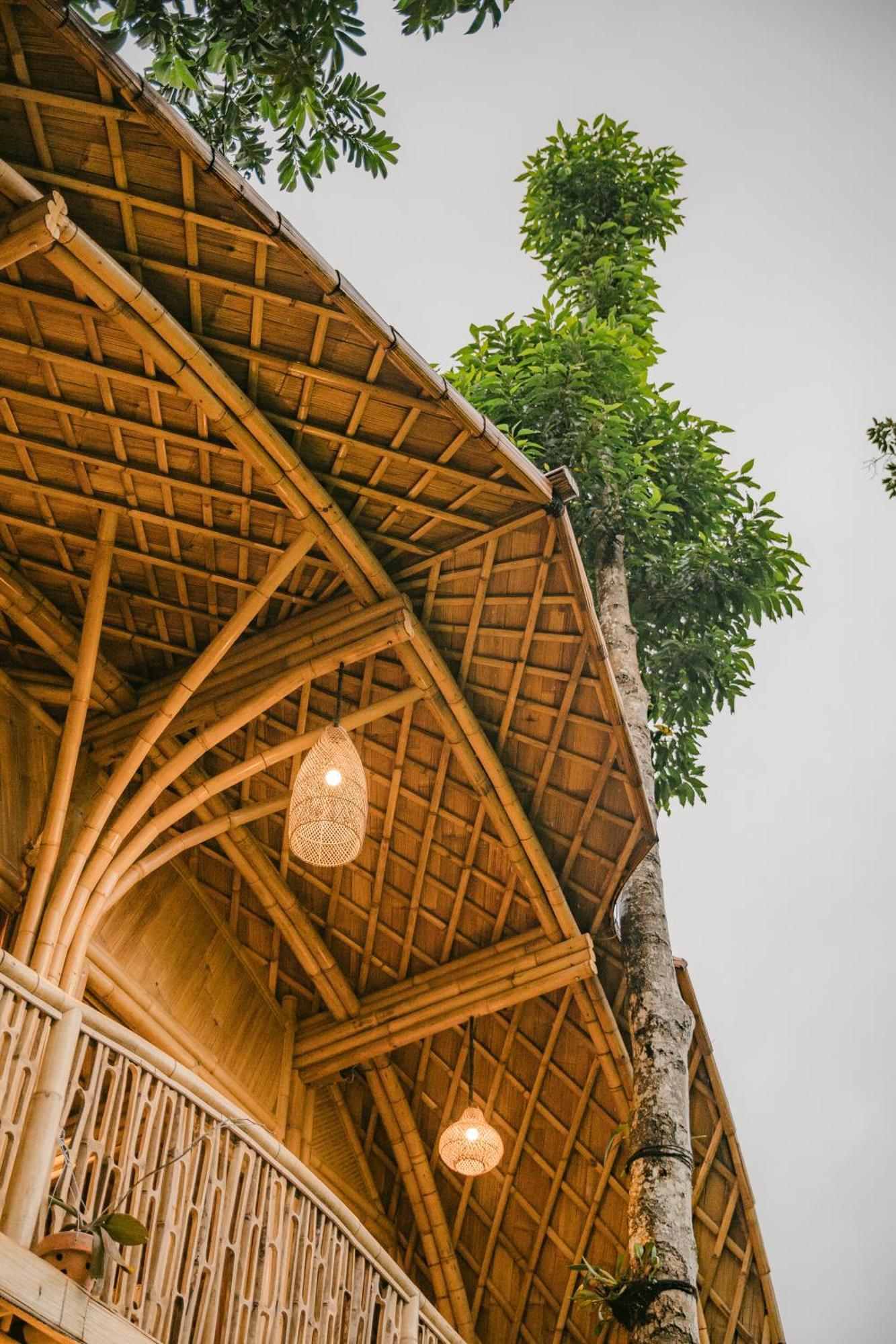 Alamvaya Bali Bamboo House Sidemen (Bali) Exterior foto